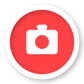 Map: red light map icon. Small red light camera on map.