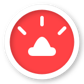 Emergency vehicle map icon. Compact emergency vehicle.